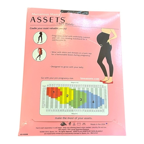 Marvelous Mama Maternity Leggings | ASSETS by Sara Blakely | Size 1 | Slate - Picture 2 of 5